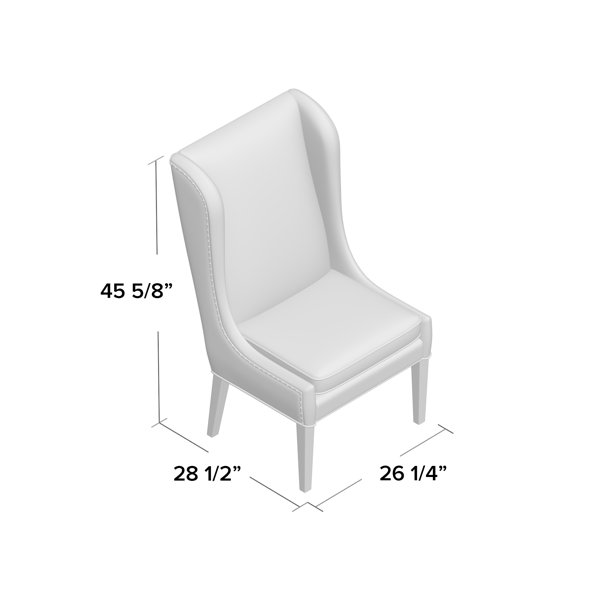Three Posts™ Andover Nailhead Captains Dining Chair & Reviews Wayfair